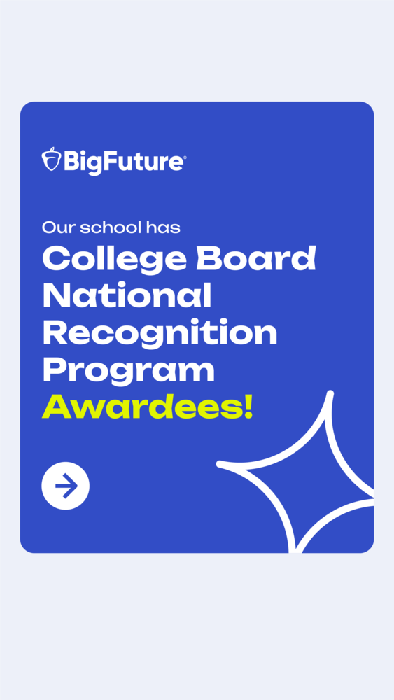 College Board National Recognition Program Awardees